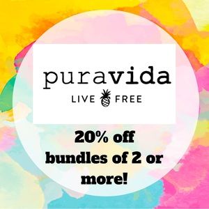 Check out my closet for all of my Pura Vida listings!